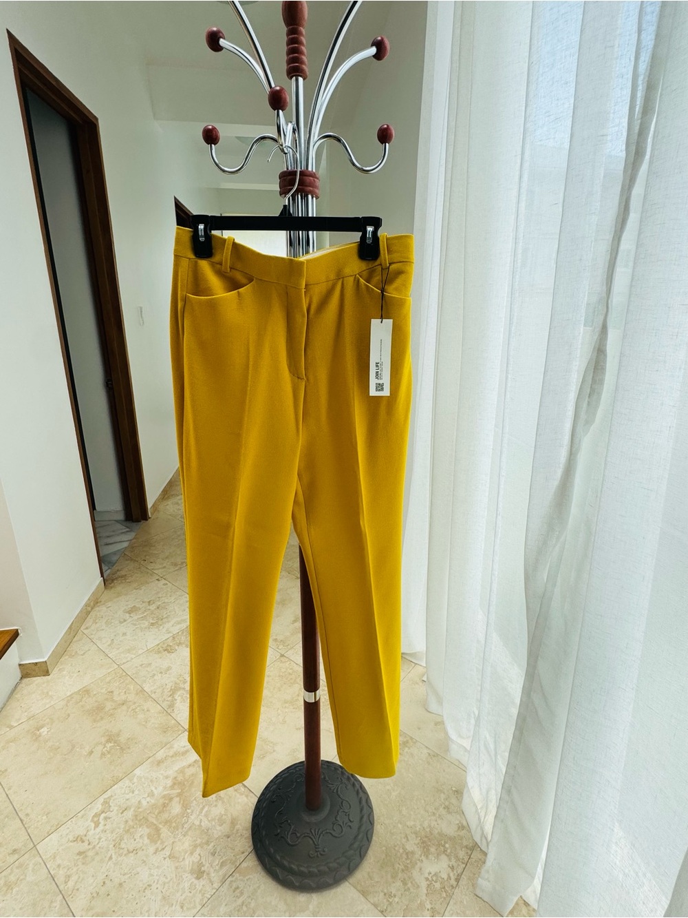 Zara Bright Yellow Women's Blazer and Pants (full suit) - Picture 4 of 6